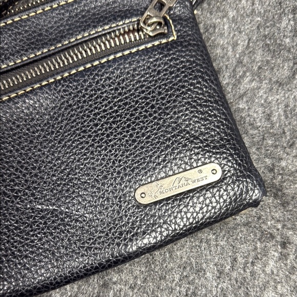 Montana West Black and Cream Crossbody Bag with Animal Print - Picture 4 of 8